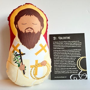 St. Valentine Snuggly Saints Doll *DIY FABRIC*