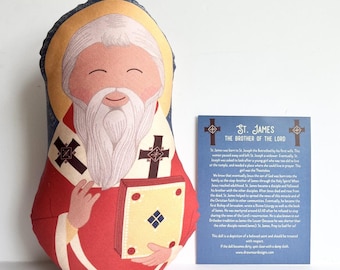 St. James the Brother of the Lord Snuggly Saints Doll