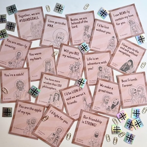 Orientalische Valentinstage mit Aufklebern - Set von 18