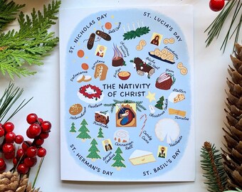 Festal Foods Christmas Card Set
