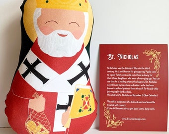 St. Nicholas "Snuggly Saints" Doll *DIY FABRIC*