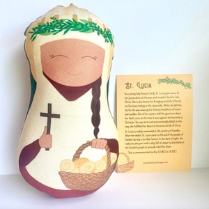 St. Lucia Snuggly Saints Doll