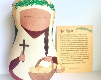 St. Lucia Snuggly Saints Doll