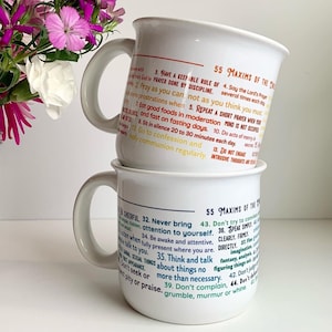 55 Maxims Mug Set