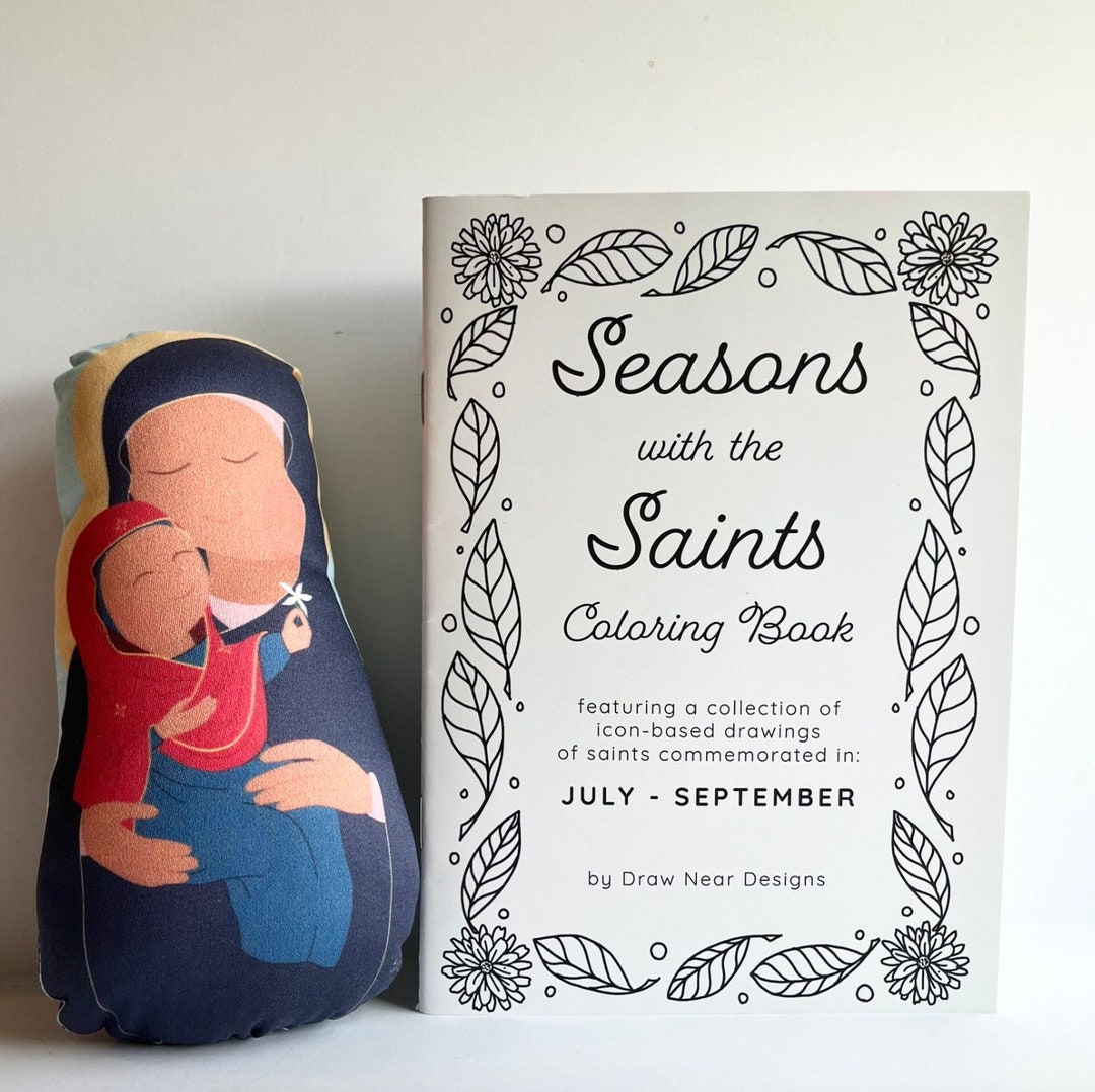 Seasons With the Saints Coloring Books: July-september - Etsy