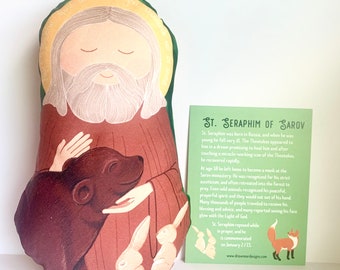 St Seraphim of Sarov Snuggly Saints Doll