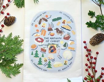Festal Foods Tea Towel