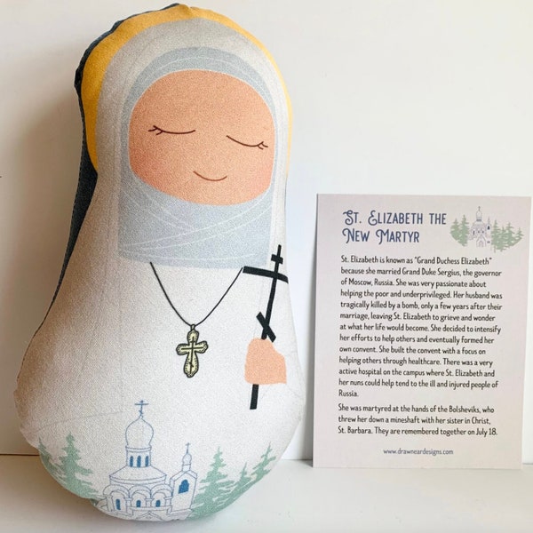 St. Elizabeth Snuggly Saint Doll **DIY FABRIC**