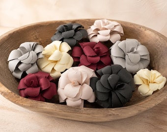 Mulberry Manor Paper Flowers | Set of 10 Neutral Fall Cottagecore Decor