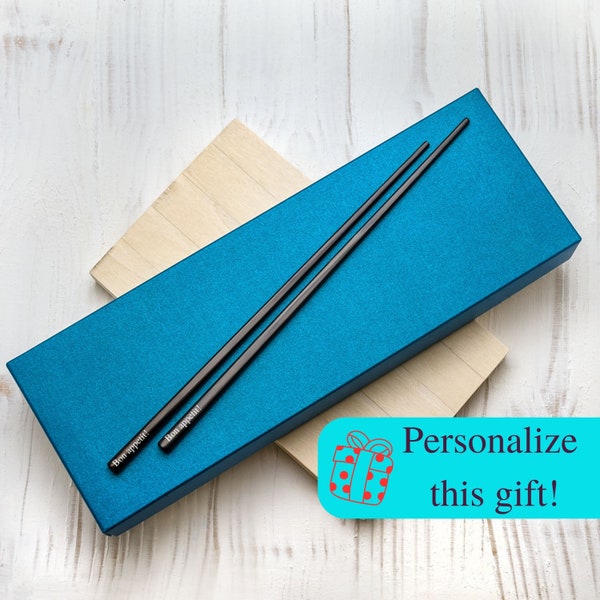 METAL CHOPSTICKS set, SUSHI gifts, Custom chopsticks, Stylish Chopsticks are going to Greatly Enhance the Beauty of your Utensil or Feast