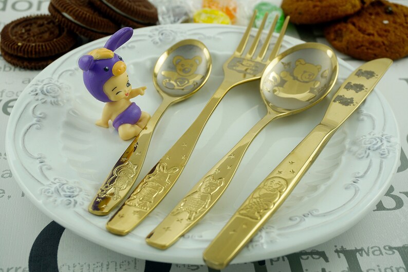 Baby Cutlery Engraved Set Etsy