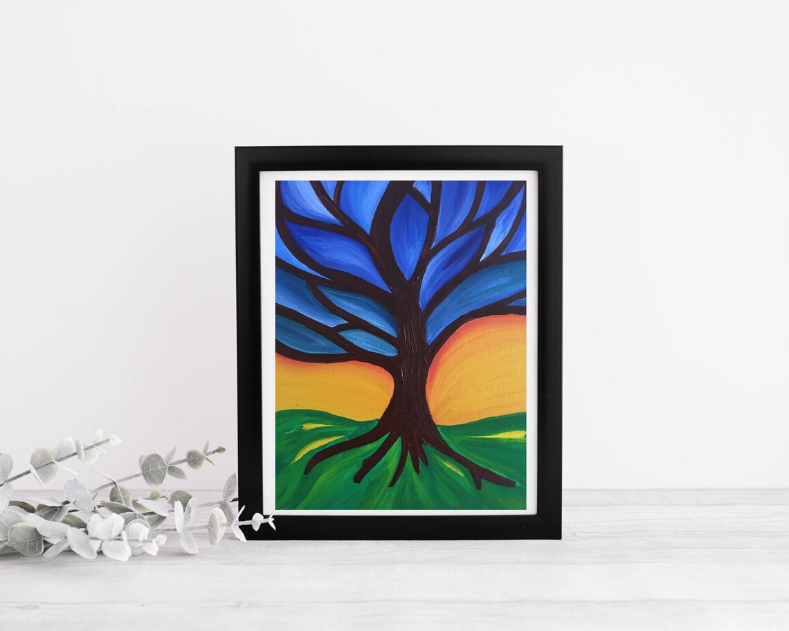 Canvas painting kit colourful wall art DIY painting kit Etsy