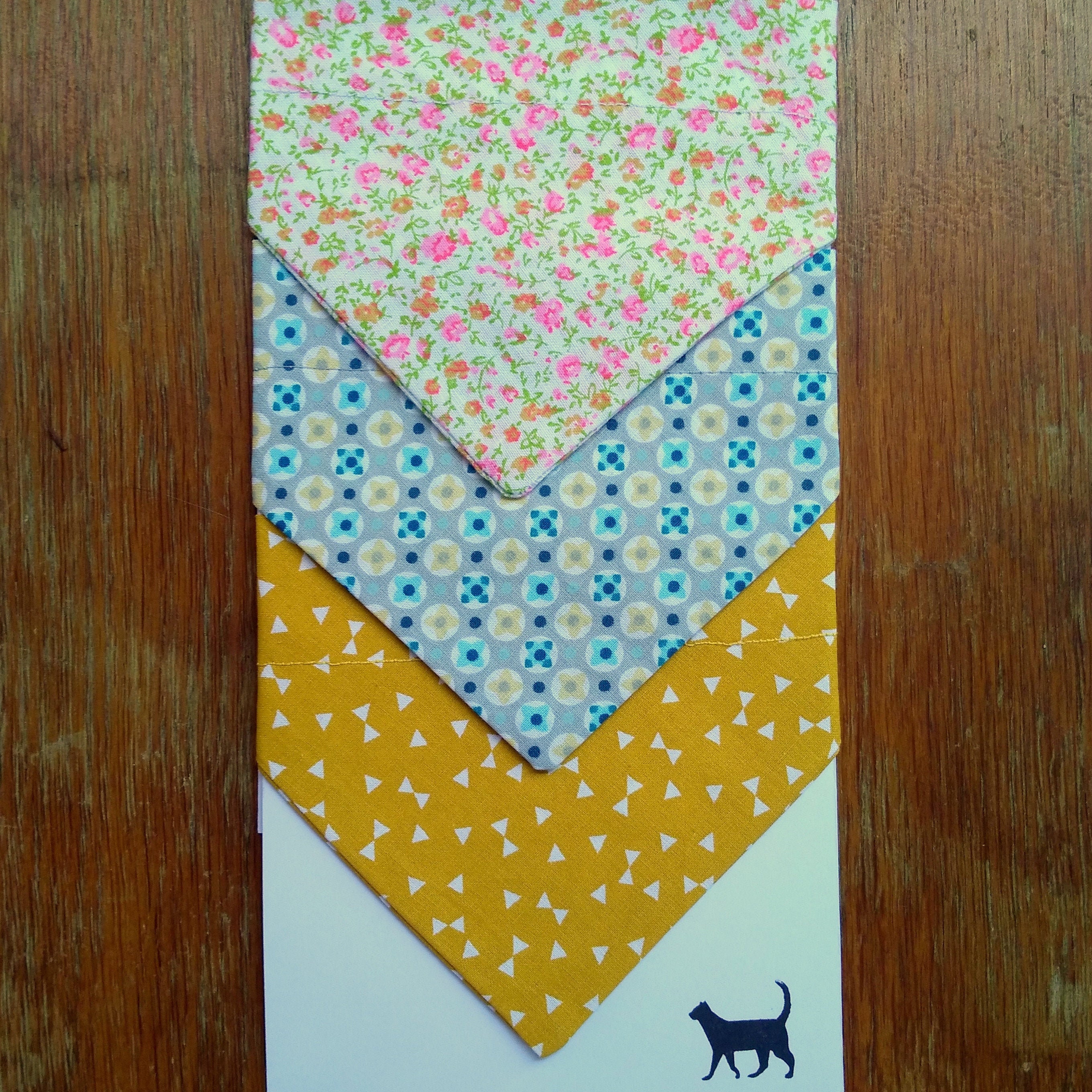 Bandana Pour Chat et Petit Chien en Tissu