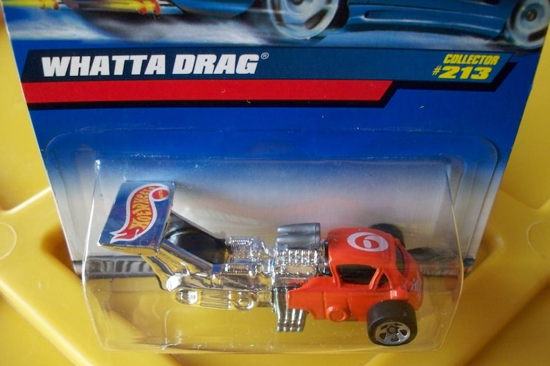 Very Cool BMW ISETTA Dragster 99 2000 Hot Wheels #213 ** Whatta Drag ** Orange New Batch!