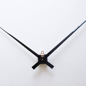 grande horloge géante mécanisme d'horloge grandes aiguilles géantes 33/45cm diy pendule géante à quartz piles horloge murale nue garantie image 1