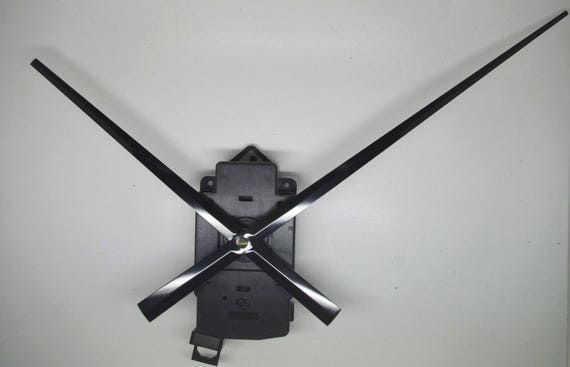 mouvement horloge quartz grandes aiguilles droites extra-longues XXL 20//30cm