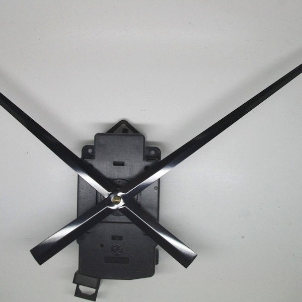 Mecanismo de reloj de péndulo de reloj grande, manecillas cónicas rectas grandes de 17/24cm para esfera gruesa, batería de péndulo de cuarzo grande diy