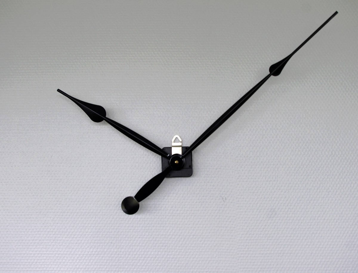 Meccanismo dell orologio e grandi lancette a pera gigante 25 38cm