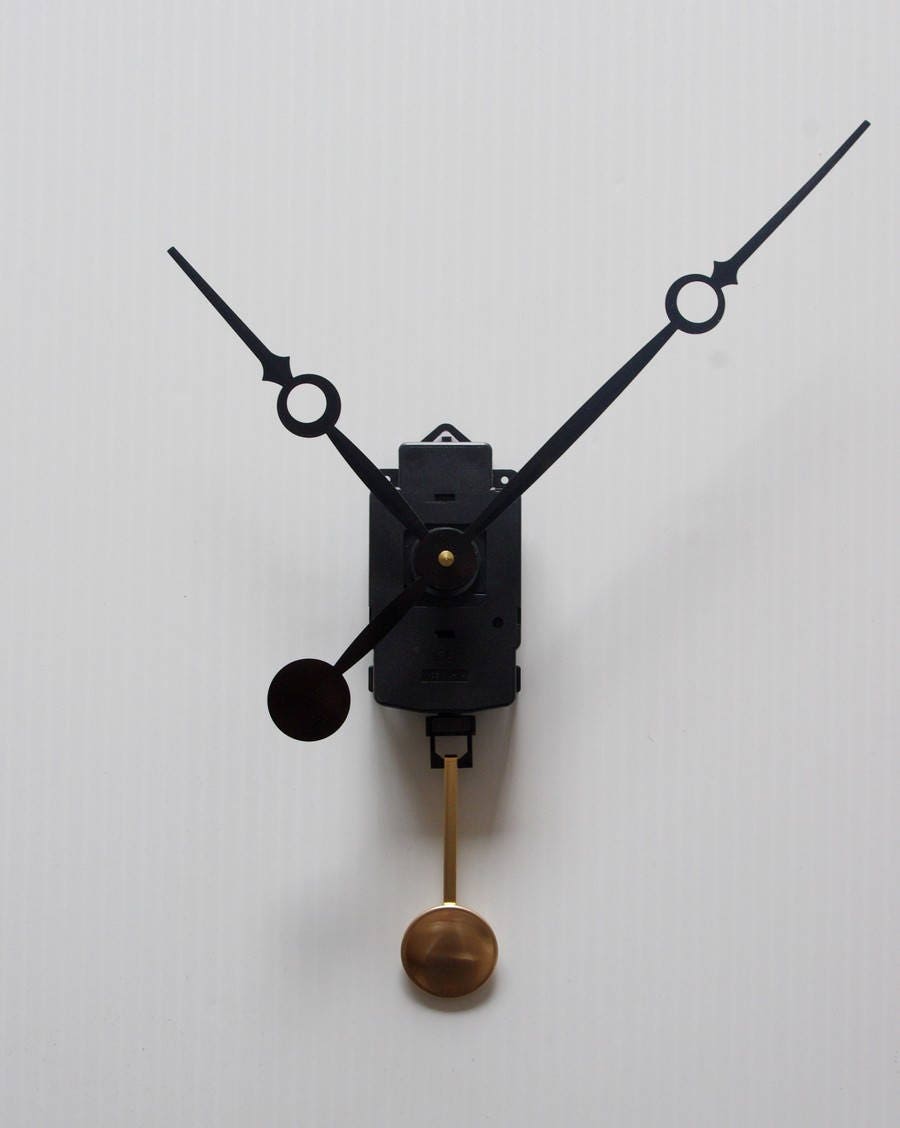 Clock mechanism large pendulum clock movement hands long hole Etsy