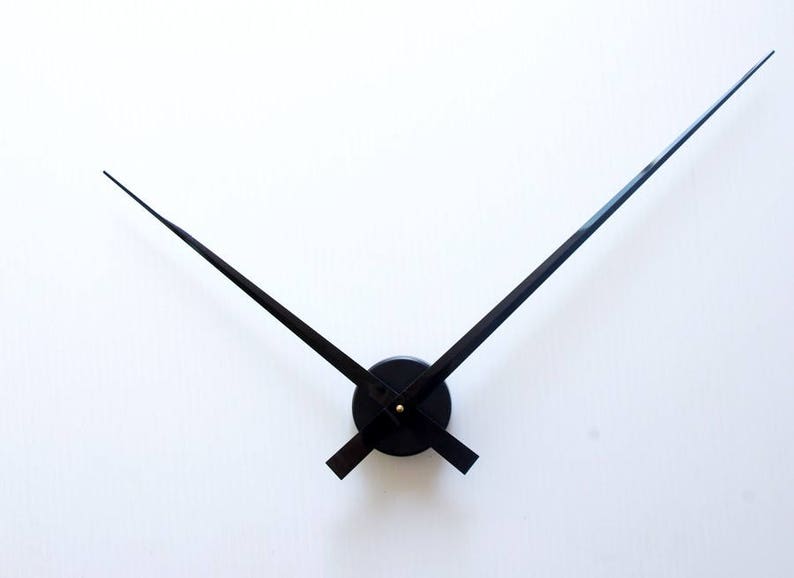 grande horloge géante mécanisme d'horloge grandes aiguilles géantes 33/45cm diy pendule géante à quartz piles horloge murale nue garantie image 8