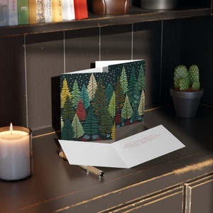 Tarjetas de Navidad con texto personalizado y sobres Tarjetas de felicitación de diseño único de Año Nuevo - 8, 16 y 24 piezas - Postales de felices fiestas