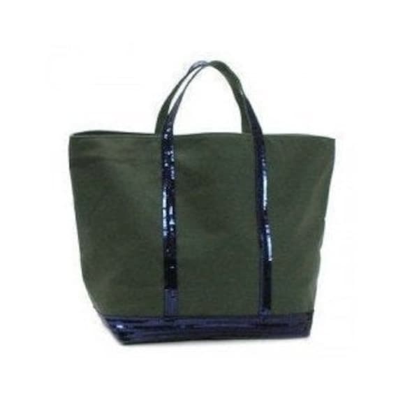 VERT ARMEE : Kit couture Grand, Moyen ou Petit Sac de Type Vanessa Bruno Vert Foncé