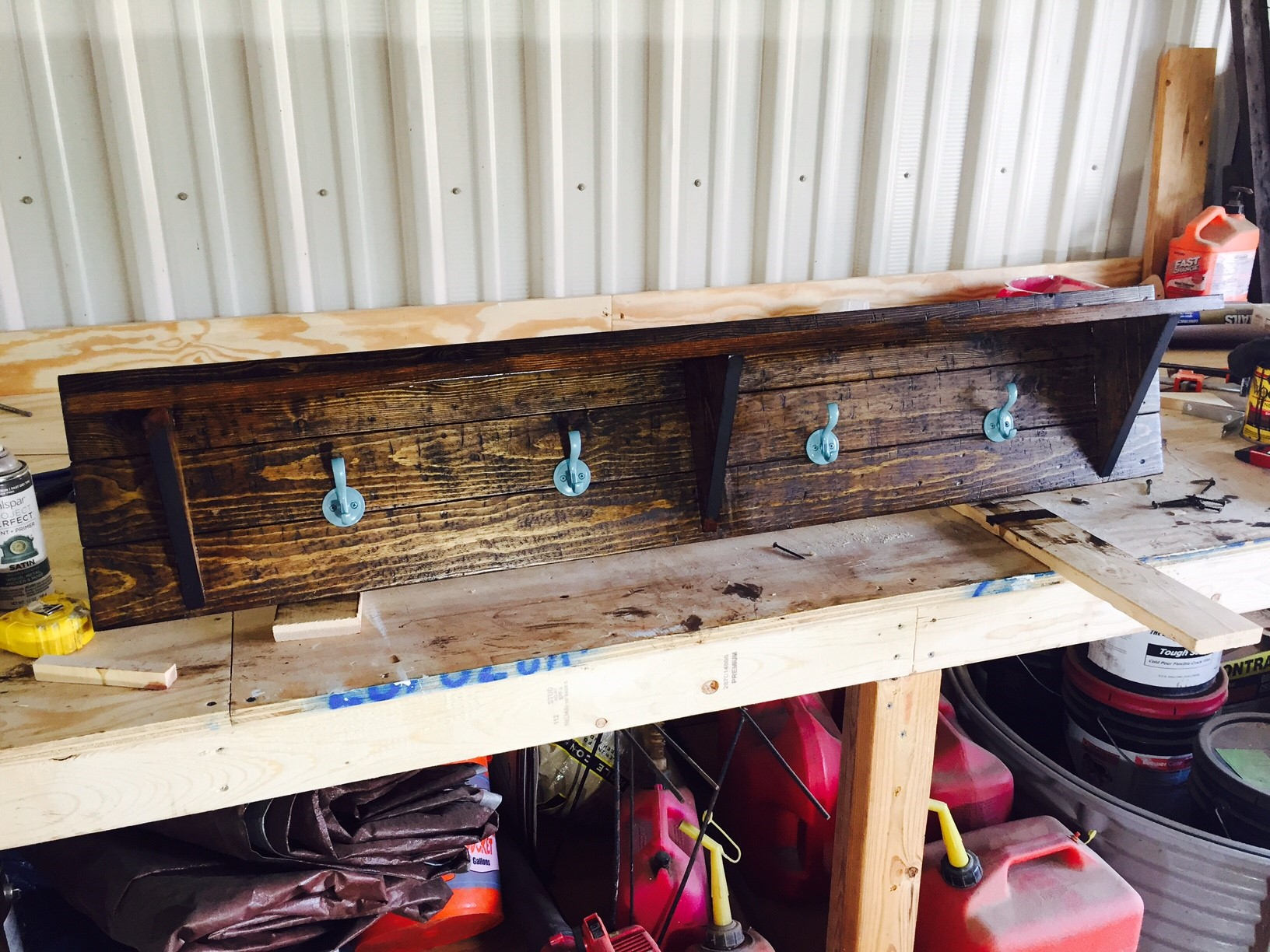 Custom Coat Rack With Shelf - Etsy