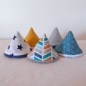 4, 5, 6, 8 or 10 pee teepees, pee guards, or pee protectors for baby sprinkler joker, several colors, birth gift boy, pee teepee