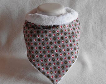 Babero tipo bufanda de SISAL para adultos, estilo bandana, babero grande para hombres, mujeres y adolescentes, varios colores, babero para necesidades especiales, azul, negro o rojo