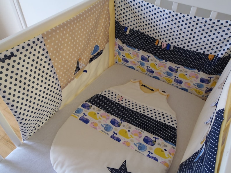 starfish sensory activities Navy round mixed white boat theme bed of 60 cm or 70 cm wide blue baby cot whale