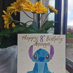 Cartão de felicitações - Aquarela pintada à mão. artista irlandês,