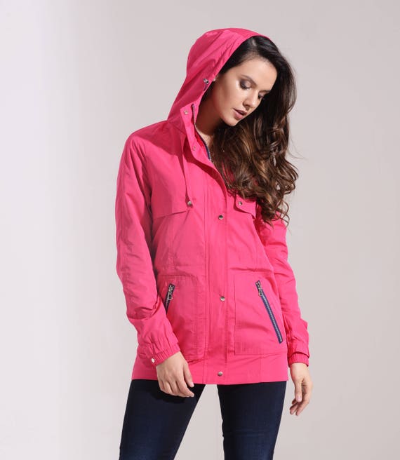 Charcoal Fashion Women/'s Khaki Water Resistant Festival Rain Mac// Rain Coat