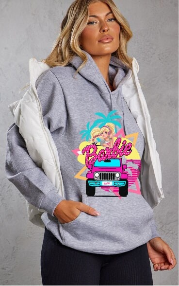 Barbie hotsell cropped hoodie