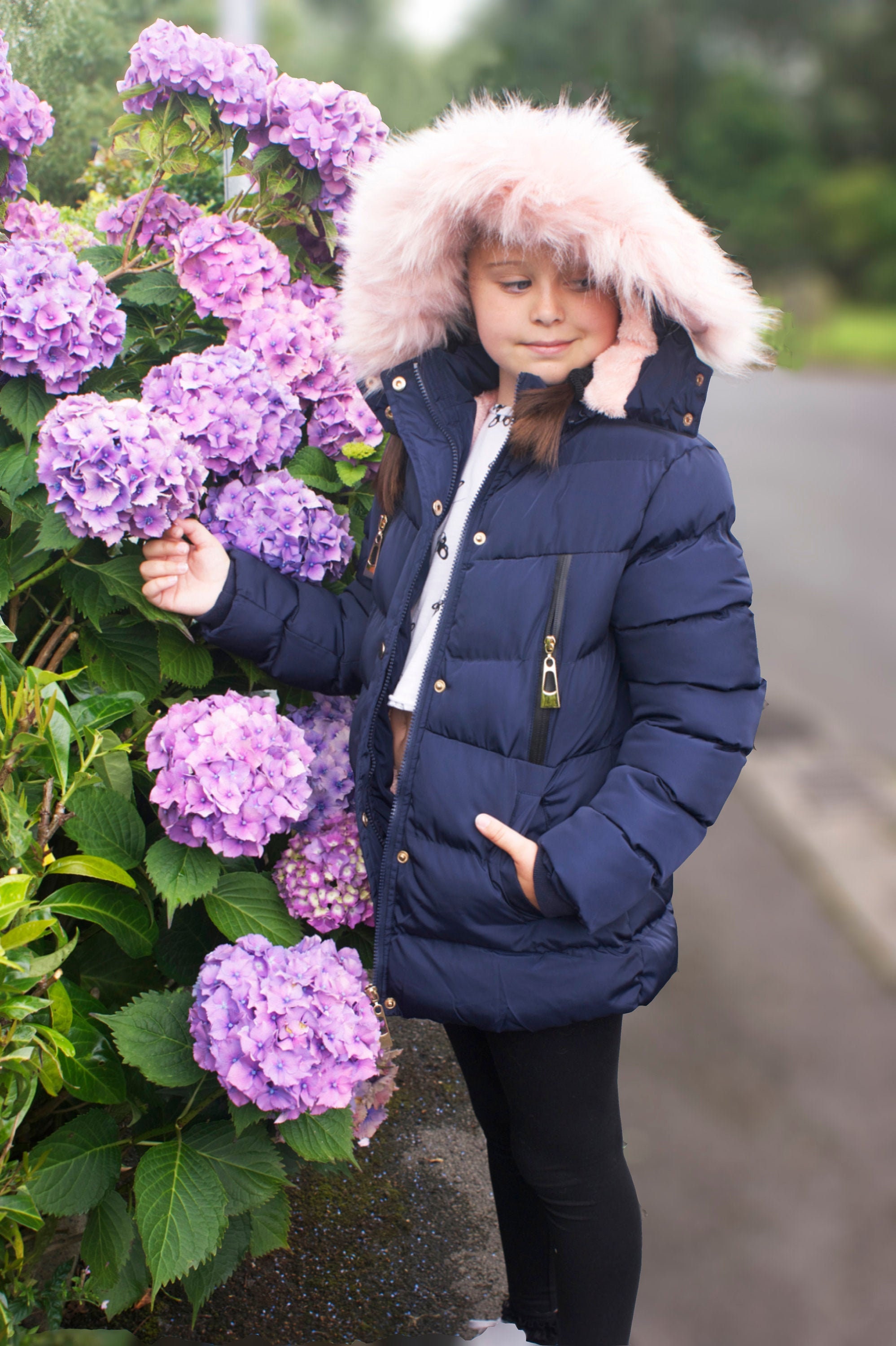 fur lined puffer coat