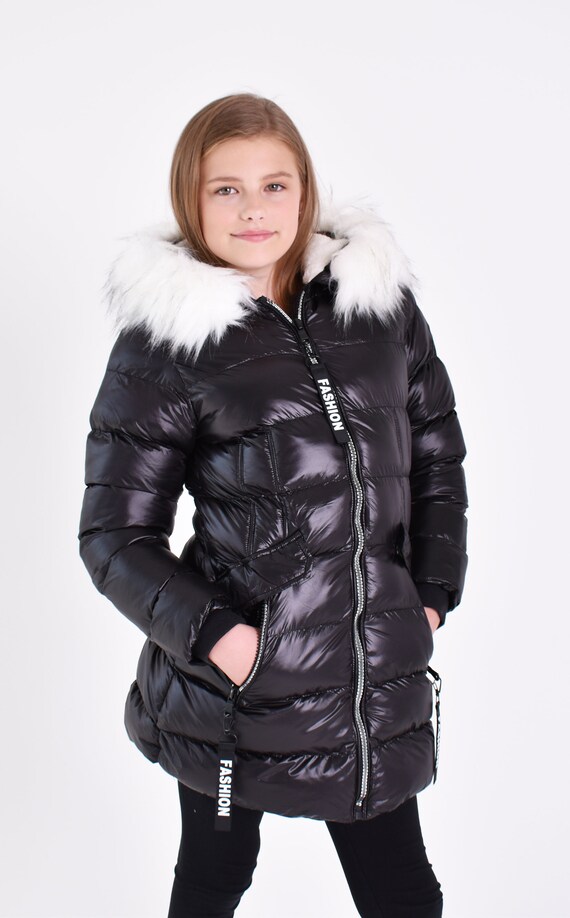 Fur lined store puffer coat