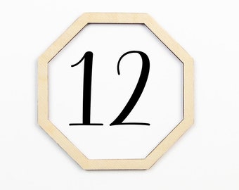 Octagon Milestone Marker, Baby Milestone Blanket Marker, Baltic Birch Wood Milestone Marker, Baby Shower Gift, Photo Prop, Month Marker