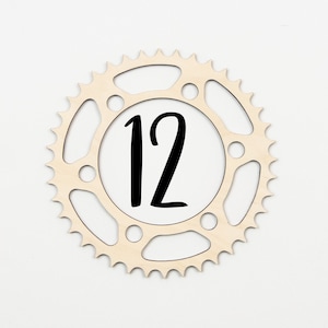 Sprocket Milestone Marker, Baby Milestone Blanket Marker, Baltic Birch Wood Milestone Marker, Baby Shower Gift, Photo Prop, Month Marker
