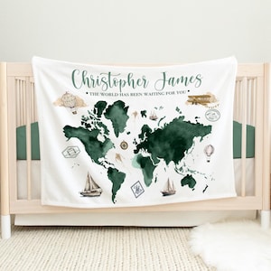 Around the world crib bedding on sale