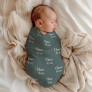 Baby Name Swaddle, Swaddle Bundle Options, 3D Birth Stat and Name Sign, 3D Birth Announcement Sign, Baby Swaddle Set, Newborn Name Swaddle