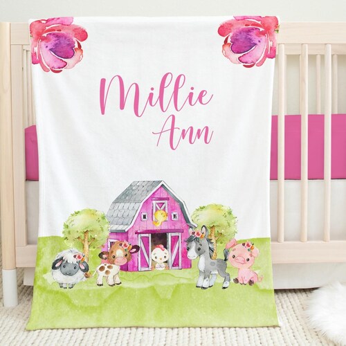 Sunflower Farm Bedding Set Farm Nursery Farm Animal Baby Etsy Canada