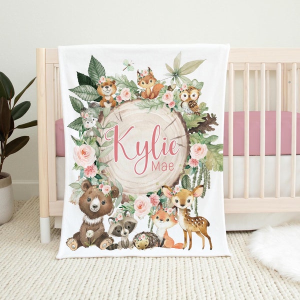 Baby Girl Bedding Etsy