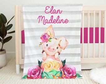 pig crib sheets