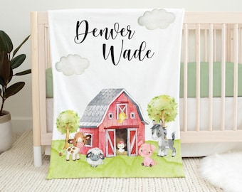 farm theme nursery bedding