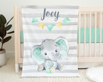 mint cot bedding