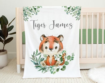 tiger crib bedding