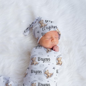 Moon and stars swaddle store