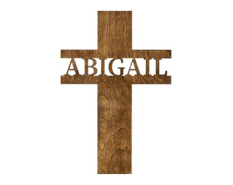 Baptism Gift, Wooden Name Cross, Personalized Cross, First Communion Gift, Baptism Cross, Personalized Baptism Cross, Easter Basket Gift