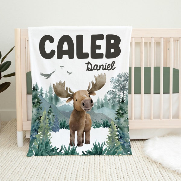 Moose Nursery Etsy
