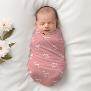 Baby Name Swaddle, Swaddle Bundle Options, 3D Birth Stat and Name Sign, 3D Birth Announcement Sign, Baby Swaddle Set, Newborn Name Swaddle