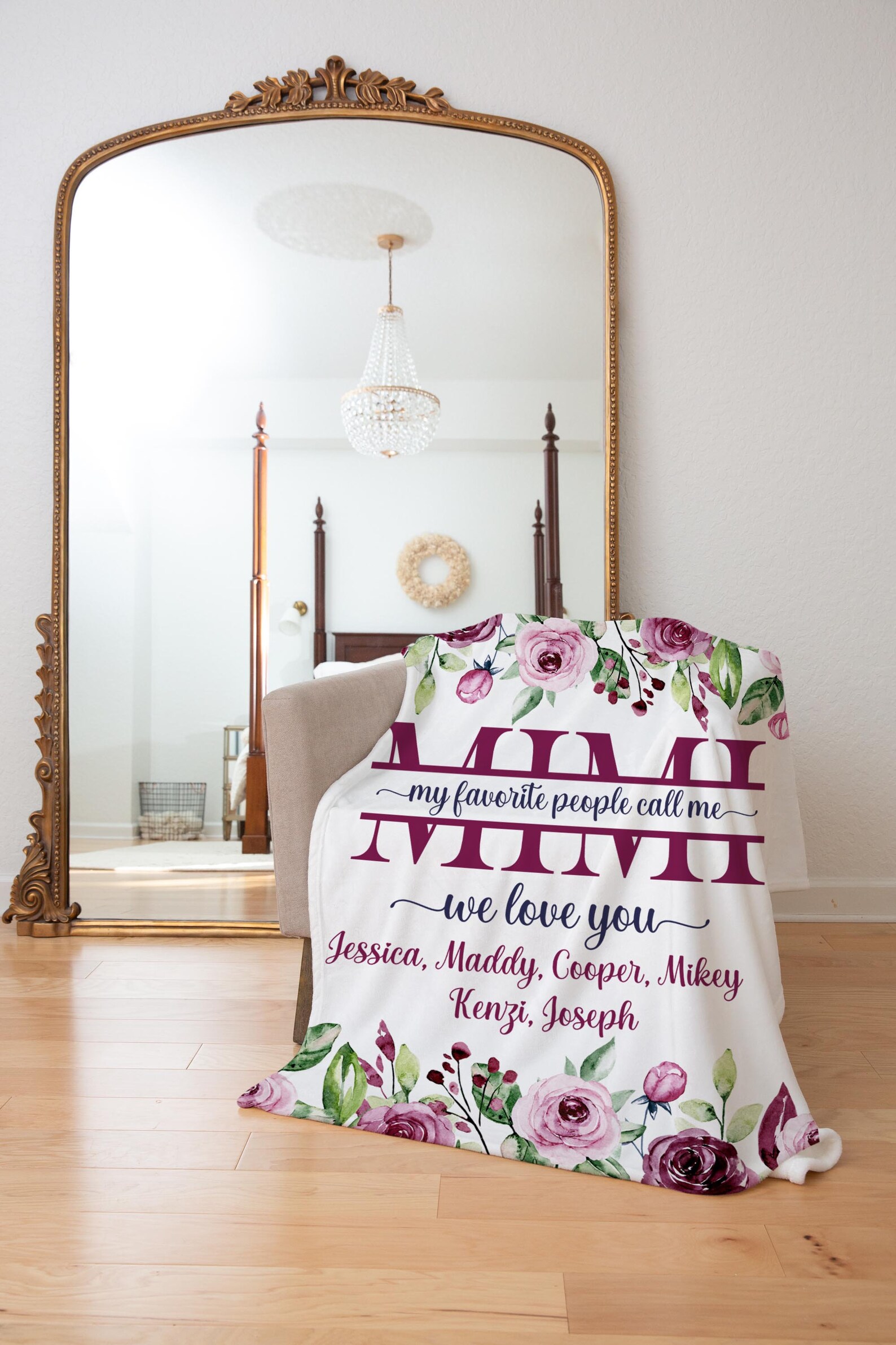 Mothers Day Blanket Mimi Gift Blanket for Mimi From Etsy